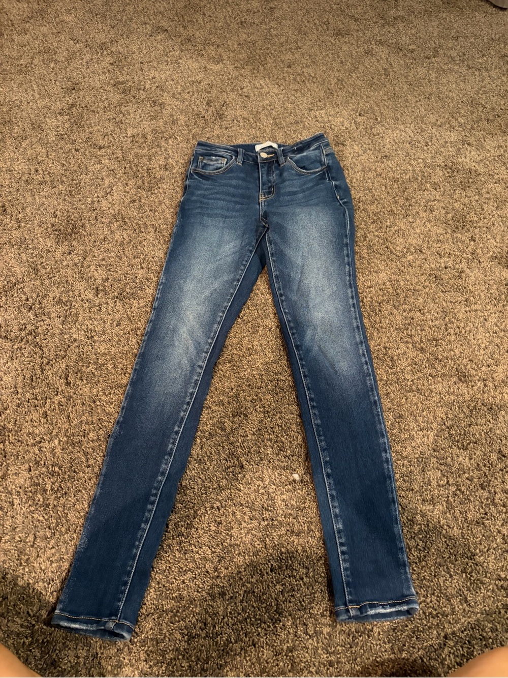 KanCan Mid-Blue Skinny Jeans